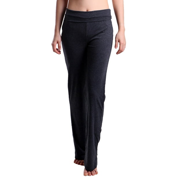 HDE - Maternity HDE Flared Yoga Pant (Activewear) - Walmart.com ...