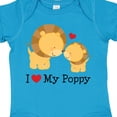 thumbnail image 4 of Inktastic I Love My Poppy Grandpa Boys or Girls Baby Bodysuit, 4 of 5
