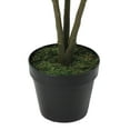 thumbnail image 3 of 45.75" Green Yellow and Red Potted Artificial Croton Tree, 3 of 4