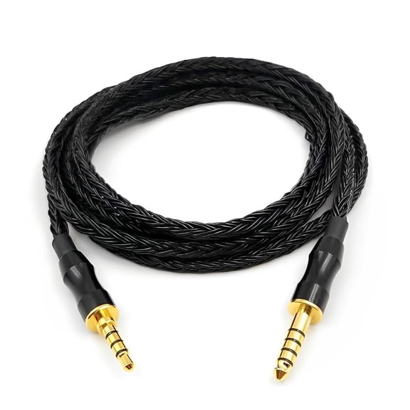 6N OCC Gold-Plated Upgrade Balanced Cable HiFi 4ft Compatible with Beats HIFIMAN DEVA pro HE-R9, 4.4mm Balanced Plug 3.5mm TRRS Balanced Plug (120cm)