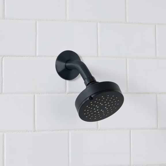 Bath Bliss 3 Function Monsoon Shower Head in Matte Black