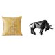 thumbnail image 1 of Funda de almohada,Fundas de cojín para sofá cama,funda de almohada cuadrada,Estatua del toro,Estatua de toro,estatuilla,escultura,decoración de escritorio,Arte coleccionable decorativo para, 1 of 8