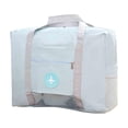 thumbnail image 3 of Tuvgenk Foldable Waterproof Travel Duffel Bag Portable Multifunctional Storage Bag with Luggage Slide for Travel Business Sports Daily Use, 3 of 5