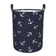 thumbnail image 1 of Fotbe Anchor Cesto de Ropa con Asas, Cesto Impermeable de Gran Capacidad, Bolsa de Lavado para Dormitorio, Cesto de Ropa con Ruedas y Asas-Small, 1 of 6