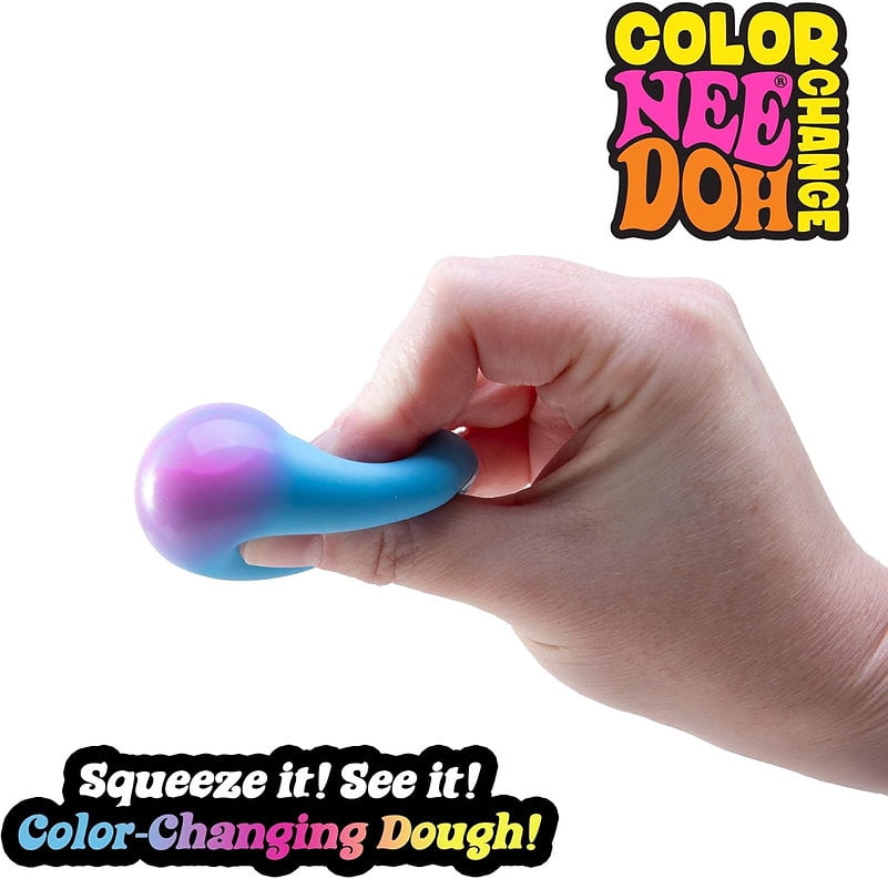 SCHYLLING Teenie Fabfour Stress Relief Fidget Stress Ball 4-Pack, Multicolor (4 Pack)
