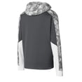 thumbnail image 4 of Sport Tek Adult Male Men Long Sleeves Pullover Dk Sm Gy/DS Gy Medium, 4 of 4