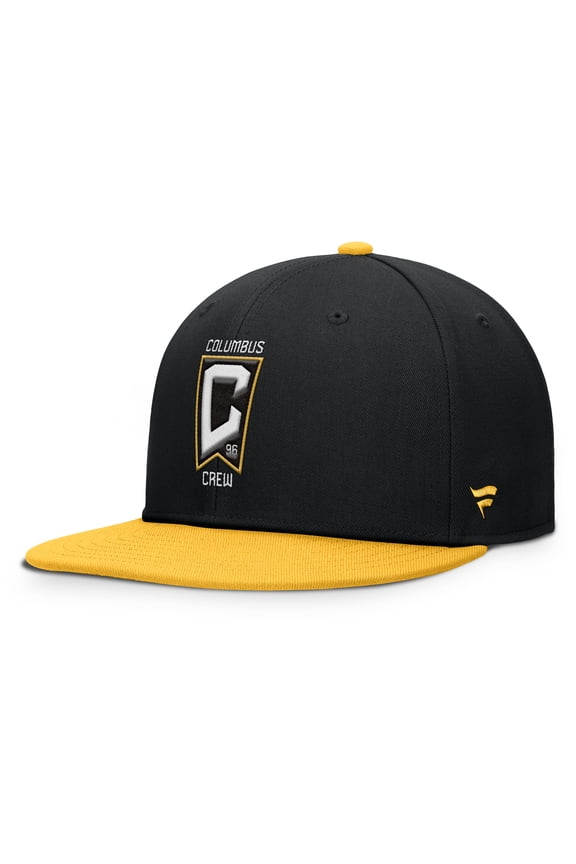 Men's Fanatics Black Columbus Crew Batters Box Snapback Hat