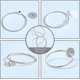 thumbnail image 3 of Nickel Bathroom Towel Ring - SUS304 Stainless Steel Bathroom Towel Rack, Adhesive Wall Mounted Hand Towels Holder, Towel Hanger for Bathroom Organize, 3 of 5