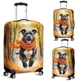 thumbnail image 2 of Welcome Fall Pitbull Strolling Through the Autumn Maple Forest Travel Luggage Cover Terrier Dog Lover Suitcase Dust Protective Decor - 12012, 2 of 5