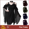 thumbnail image 2 of Halloween Mujeres medieval retro Reina Princesa Honda Vestido De Noche Estilo Británico Gótico Carnaval Fiesta Vampiro Bruja Miedo cosplay Disfraz, 2 of 4
