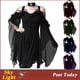 thumbnail image 2 of Halloween Mujeres medieval retro Reina Princesa Honda Vestido De Noche Estilo Británico Gótico Carnaval Fiesta Vampiro Bruja Miedo cosplay Disfraz, 2 of 3