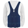 thumbnail image 2 of Halloween Overalls White Costume All Over Mens Long Sleeve T Shirt Multi SM, 2 of 2