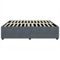 thumbnail image 4 of Pemberly Row Engineered Wood California King Bed Frame in Dark Gray, 4 of 9