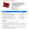 thumbnail image 2 of Alternator Decoupler Pulley Tool - Compatible with 1998 - 2010, 2012 - 2016 Volkswagen Beetle - Gates, 2 of 2