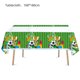 thumbnail image 3 of Tema de campeón de fútbol verde, Baby Shower, fútbol, vajilla desechable, vasos de papel, servilletas, platos, decoración de cumpleaños, 3 of 5