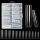 thumbnail image 1 of 120 uñas postizas extra largas cuadradas de cobertura completa, uñas acrílicas artificiales XL para salón de diseño de uñas DIY, 12 tamaños con caja, 1 of 5