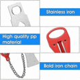 thumbnail image 2 of Portable Door Lock with Storage Bag, Anti-Theft Security Latch for Home, Hotel, Apartment, and School Use, 2 of 5
