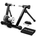 thumbnail image 1 of Alpcour Support d'Entraînement pour Vélo Fluide Intérieur - Entraîneur Portable en Acier Inoxydable, Réduction de Bruit, Résistance Progressive, Système à Double Verrouillage - Exercice Stationnaire pour Vélos de Route et de Montagne, 1 of 5