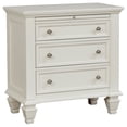thumbnail image 5 of Sandy Beach 5-piece Queen Bedroom Set Cream White, 5 of 18