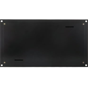 SKYSHALO Small Space Flood Vent 8"H x 16"W x 2"D Foundation Flood Vent Reduces Foundation Damage and Flood Risk, Black, Wall Mount