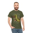 thumbnail image 2 of Musky Fishing Camouflage American Flag Muskie Unisex Cotton Tee, 2 of 4