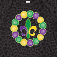 thumbnail image 4 of Inktastic Mardi Gras Beads and Fleur De Lis Boys or Girls Baby Bodysuit, 4 of 5