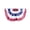 B, variant on American Independence Day Fan Flag, Patriotic Themed Half Circle Flag, Indoor And Outdoor Decoration For Holiday Celebrations And Parties
