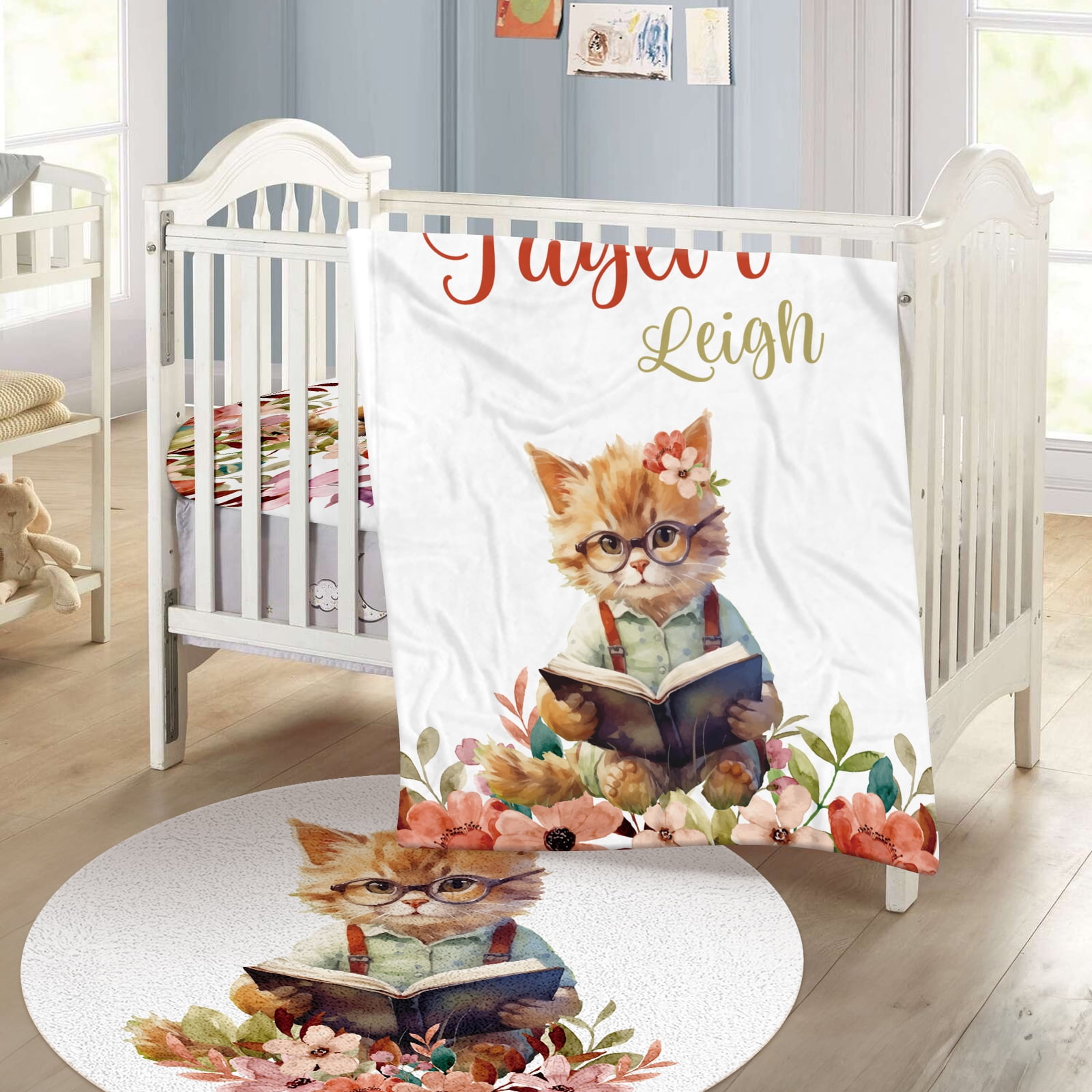 Personalized Baby Crib Bedding Set (3 Pcs), Crib Duvet Cover