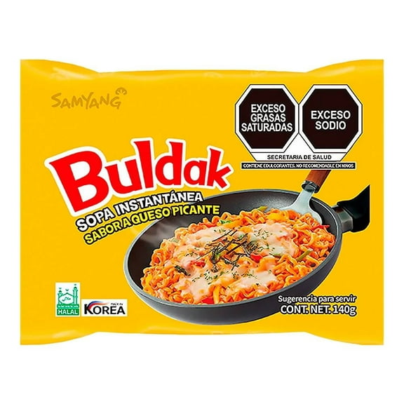 Ramen de pollo Samyang con queso picante 140 g