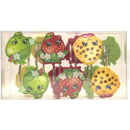 Shopkins Shower Hooks, 12 Piece