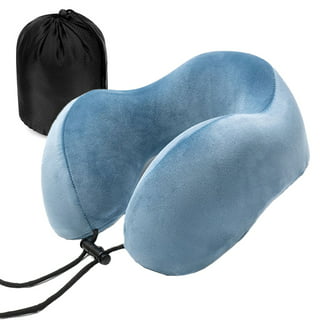 Navy Blue Hanging Recliner Neck Head Pillow, Counterbalanced With 2  Weighted Pellet Bagsworks Best FABRIC RECLINER 