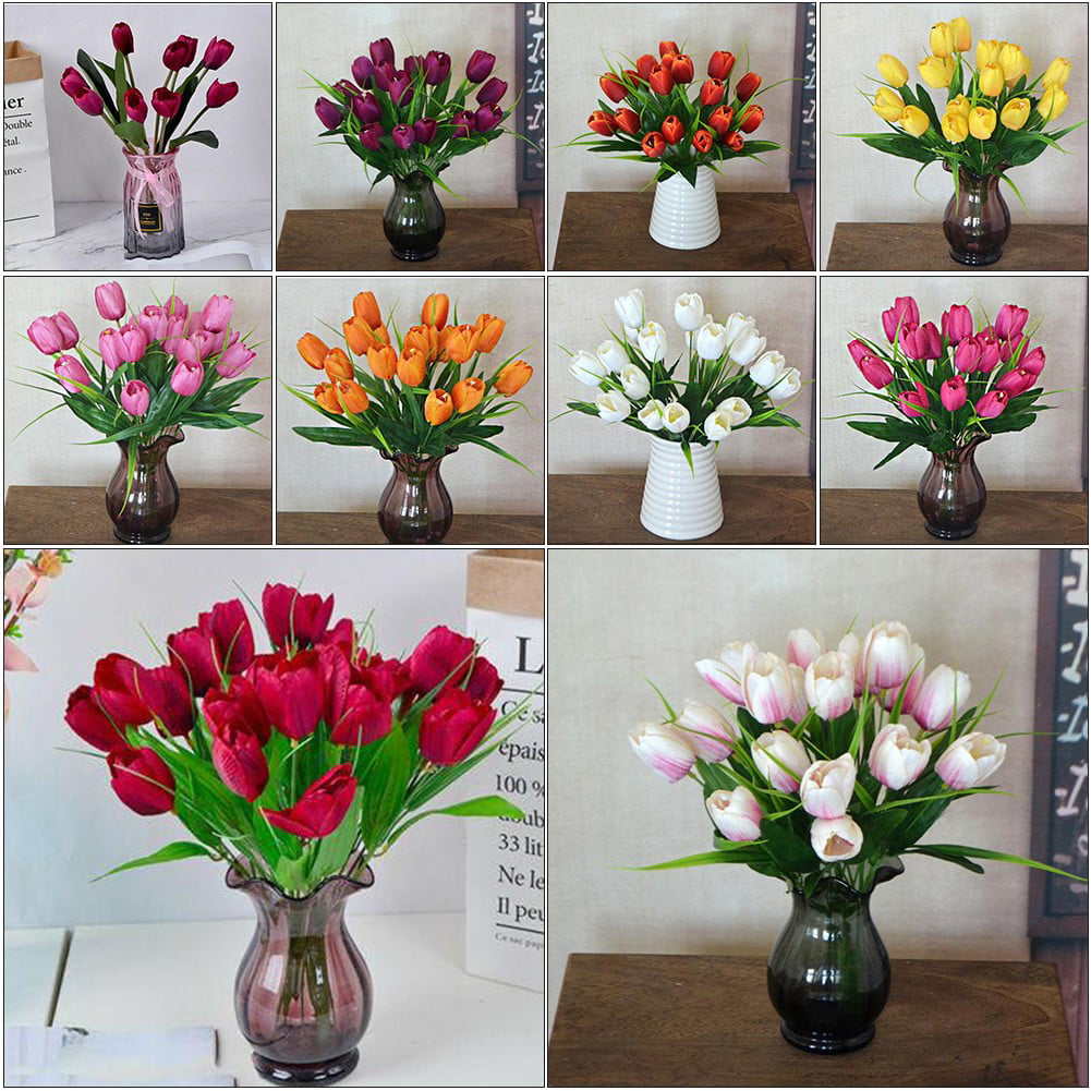 Colorful Flower Bouquet Tulip Small Flowers 6 Heads Fake Artificial Flower  - China Artificial Grass and Synthetic Grass price