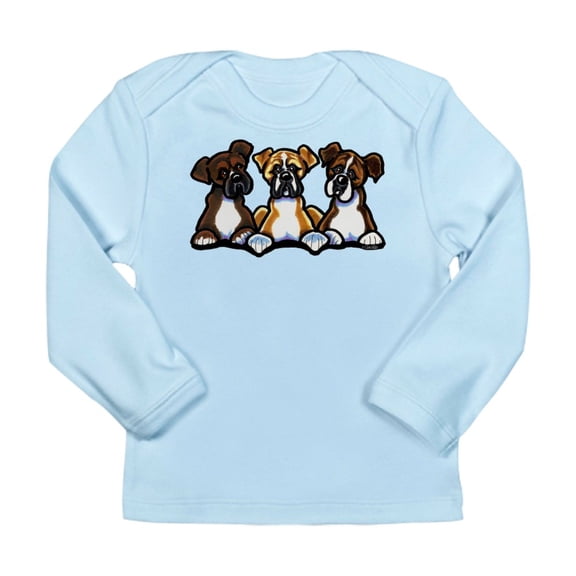 CafePress - Three Boxer Lover Long Sleeve Infant T Shirt - Long Sleeve Infant T-Shirt