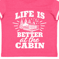 thumbnail image 4 of Inktastic Life is Better at the Cabin with Trees and Moon Boys or Girls Toddler T-Shirt, 4 of 5