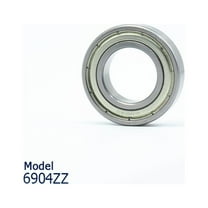 FELTECHELECTR 10Pcs 6904zz Ball Bearing Silver Steel Wheel Bearing for DIRT BIKE and Agricultural Equipment