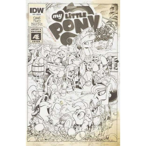 My Little Pony: Friendship Is Magic #13C VF ; IDW Comic Book
