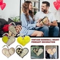 thumbnail image 4 of Vintage Baseball Heart Tree Hanging Pendant DIY Handmade Jewelry A, 4 of 5