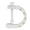 White, variant on Drrntien Handheld Massage Ergonomic Manual Comfort Device For Foot Hand 12 Changeable Stage Control Body Stress Relief