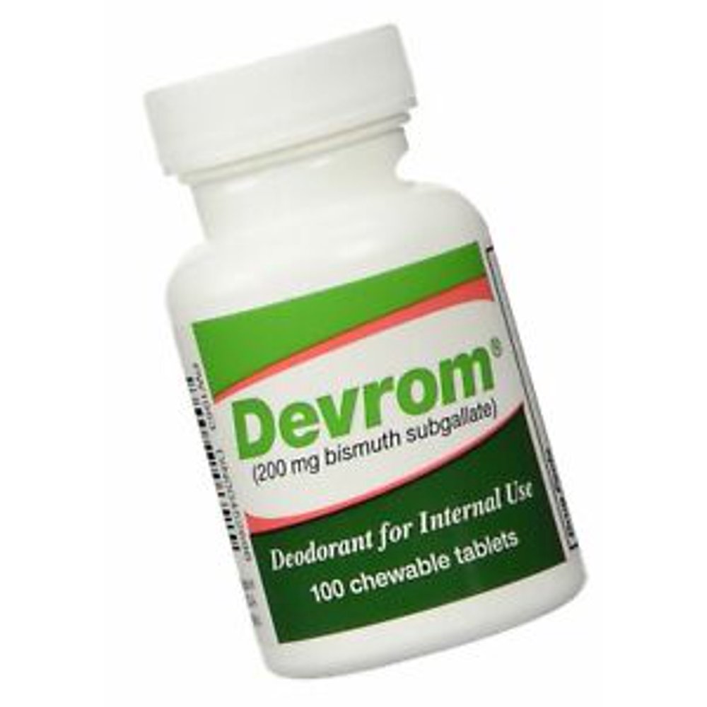 Devrom Flatulence Deodorizer and Internal Deodorant Form Chewable
