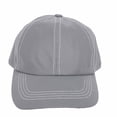 thumbnail image 2 of Gorro De Entrenamiento, Gorra De Béisbol Elegante Gris Plateada Reflectante Ajustable Para Correr, 2 of 7
