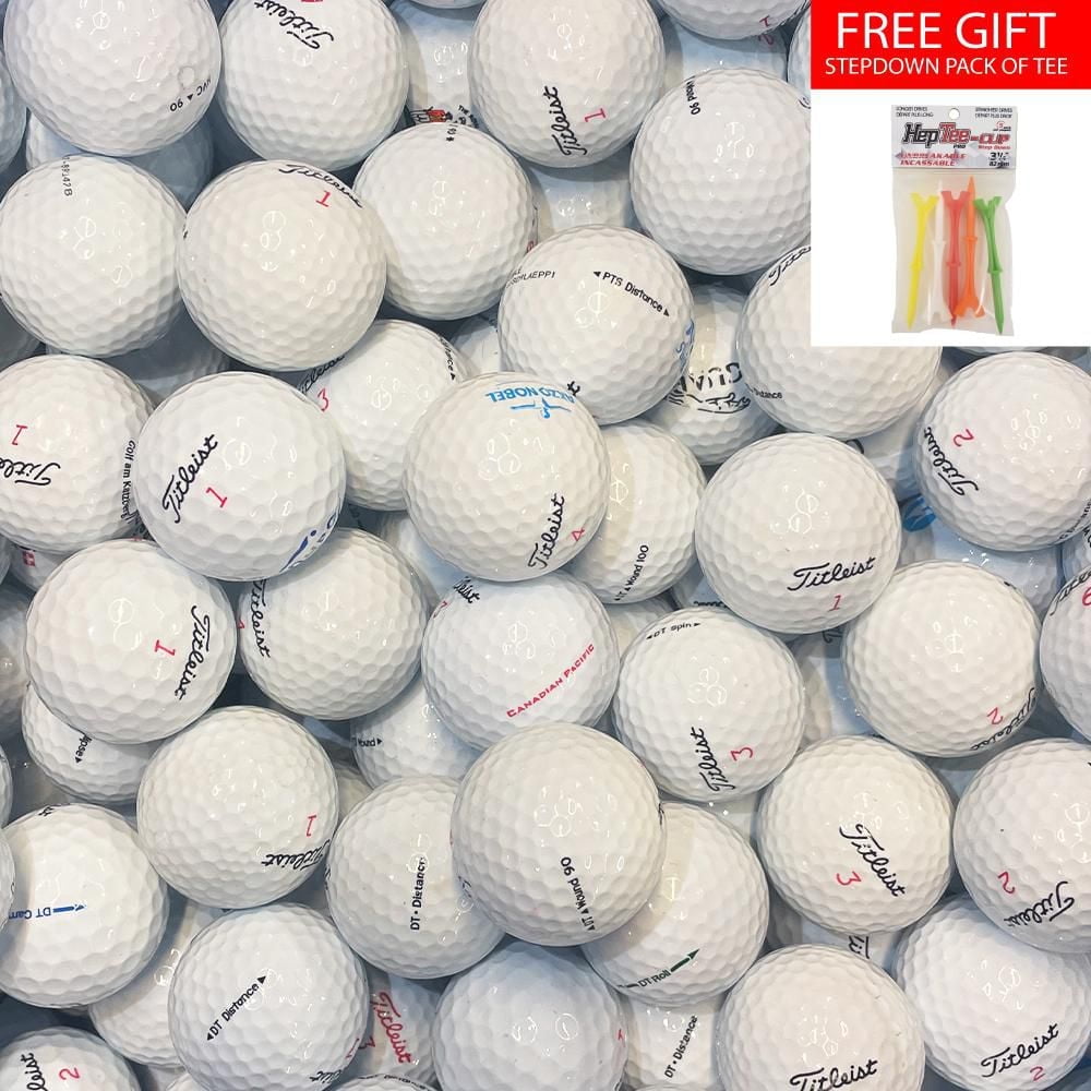 Mulligan - 88 balles de golf récupérées Titleist  AAA, Blanc