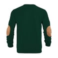 thumbnail image 5 of Men's Solid Color Long Sleeve Pullover Top Big and Tall with Drawstring Twill Round Neck Base Layer, 5 of 9