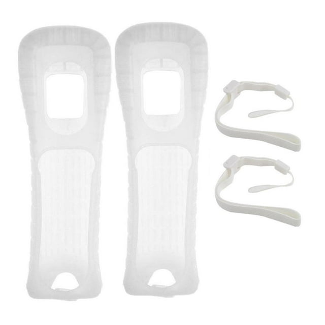 Funda protectora de silicona y correa para la muñeca Compatible con el mando a distancia de Wii