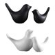 thumbnail image 4 of Inteprter 2 unids/set decoración elegante moderno minimalista escandinavo adornos de pájaros de cerámica exquisitos Decoración del hogar blanco, 4 of 6