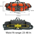 thumbnail image 3 of Sac Banane de Sport Multifonctionnel avec Porte-Bouteille d'Hydratation pour Randonnée Course Pêche, 3 of 6