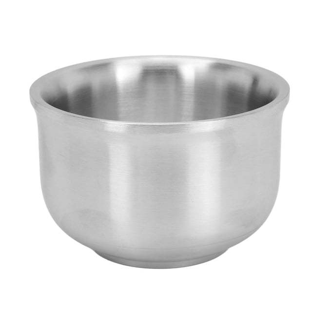 Bol de Rasage en Acier Inoxydable, Savon de Rasage en Acier Inoxydable Tasse de Crème de Rasage Bol de Savon Multifonctionnel
