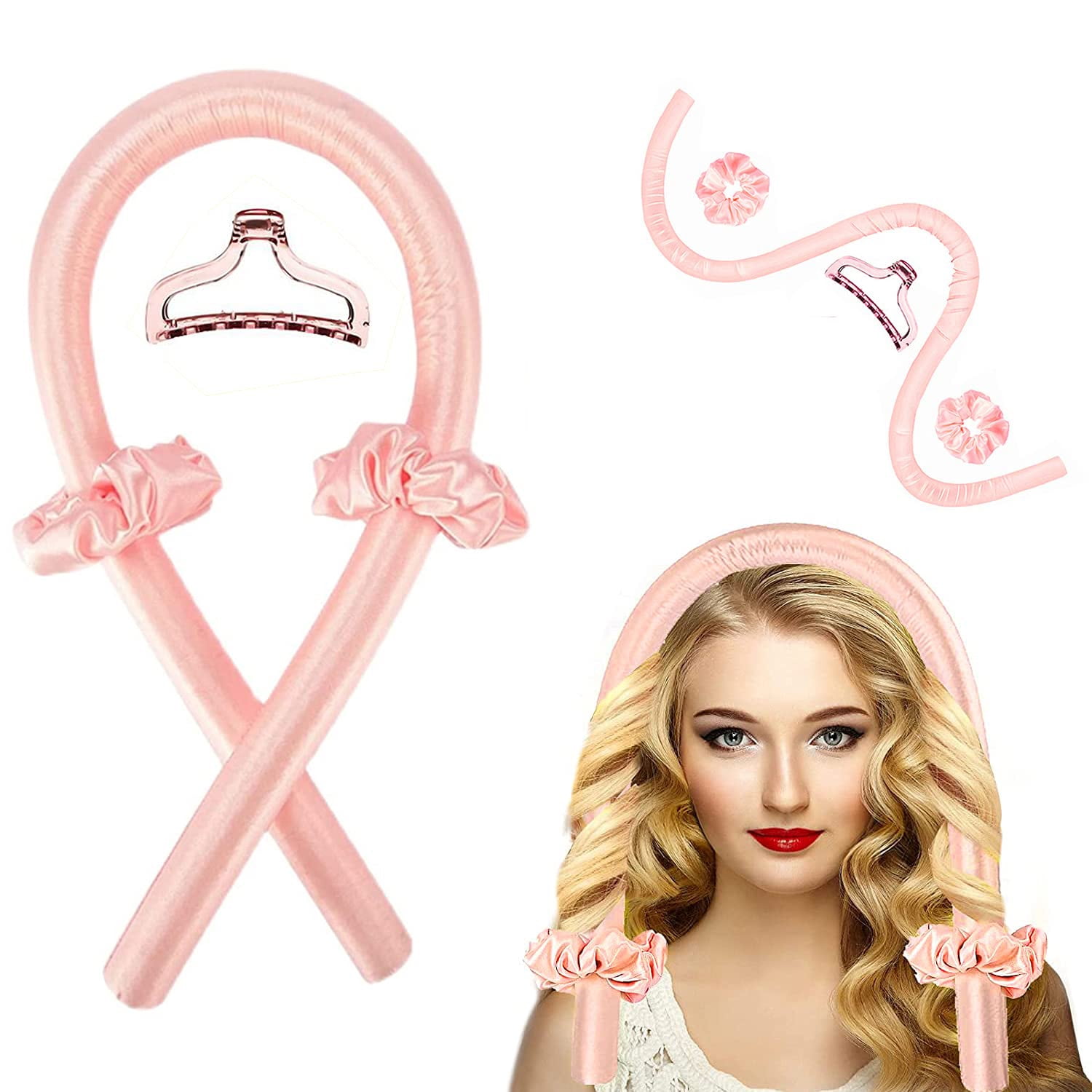 Bbgoat Heatless Curling Rod Headband No Heat Silk Ribbon Curling Rod Hair Roller Curls with Hair