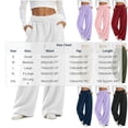 thumbnail image 4 of yillto Women's Wide Leg Fleece Lounge Pant Fuzzy Winter Cozy Warm Soft Sherpa Pajama Bottoms Sleepwear, 4 of 7