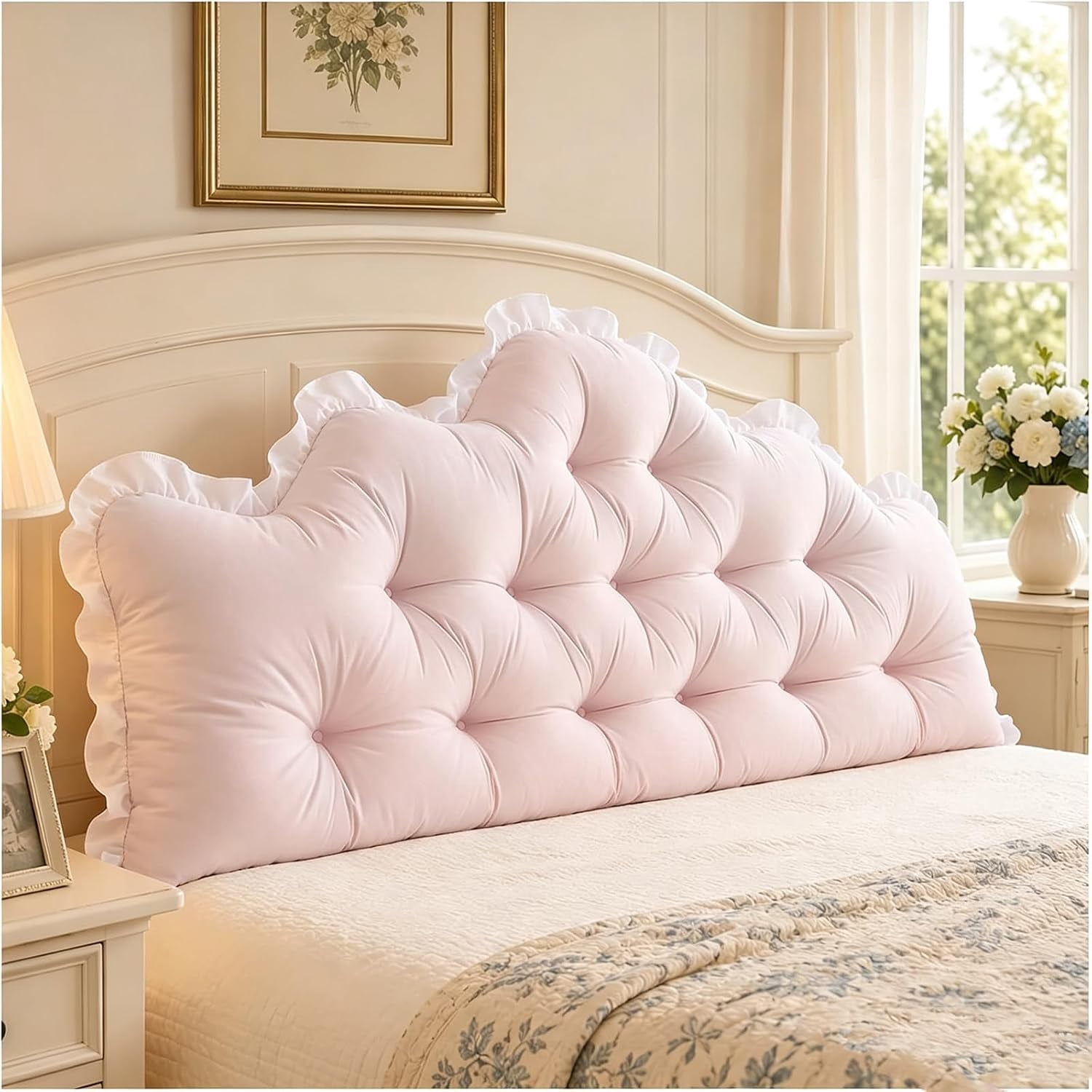 Nestl Backrest Reading Pillow, Support Arms, Shredded Memory Foam
