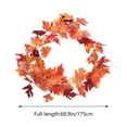 thumbnail image 4 of TAILTOSS 1Pcs Simulated Maple Rattan Dark Red 175x6in Leaf Shape Pvc Material For Home Family, 4 of 4